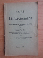 Emmy W. Sabo - Curs de limba germana pentru uzul clasei a IV-a (1930)