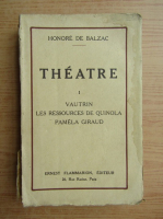 Honore de Balzac - Theatre (1930)