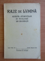 Revista Raze de lumina, anul VIII, nr. 1, ianuarie-martie 1936