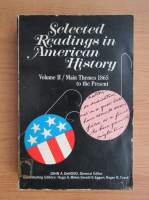 Selected readings in American History (volumul 2)