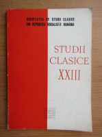 Studii clasice XXIII