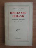 Armand Salacrou - Boulevard Durand
