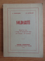 L. Haentjens - Solidarite