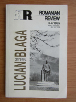 Anticariat: Centennal Lucian Blaga, anul CXXXV, nr. 317-318, 1995