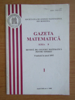 Gazeta matematica, anul CXIII, nr. 1, 2008
