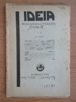 Revista Ideia, anul VII, nr. 1-2, mai-iunie 1927