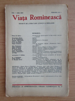 Revista Viata Romaneasca, anul XXVII, nr. 2, februarie 1935