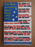 The best american short plays 1992-1993