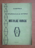 Caietele studioului de istorie Nicolae Iorga