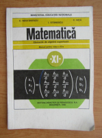C. Nastasescu - Matematica, manual pentru clasa a XI-a (1998)