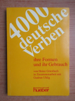 Heinz Griesbach - 4000 deutsche Verben ihre Formen und ihr Gebrauch