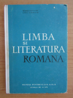 Maria Fanache - Limba si literatura romana, manual pentru casa a IX-a (1965)