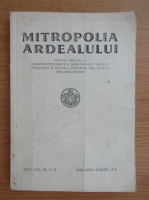Revista Mitropolia Ardealului, anul XXI, nr. 1-3, ianuarie-martie 1976