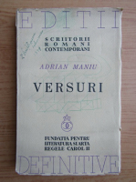 Adrian Maniu - Versuri (1938)
