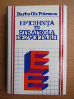 Barbu Gh. Petrescu - Eficienta in strategia dezvoltarii 