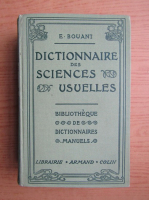 E. Bouant - Dictionnaire des sciences usuelles (1917)