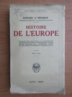 Edward Freeman - Histoire de l'Europe (1929)