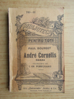 Paul Bourget - Andre Cornelis (1912)