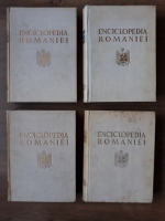 Dimitrie Gusti - Enciclopedia Romaniei (4 volume, cu portrete, 1938-1943)