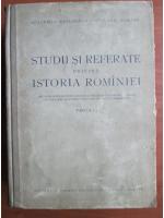 Studii si referate privind istoria Romaniei (partea 1)