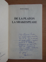 Dan Vasiliu - De la Planton la Shakespeare (cu autograful autorului)