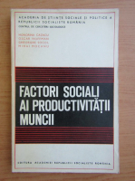Factori sociali ai productivitatii muncii