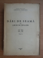 Dari de seama ale sedintelor, volumul 49, partea 1