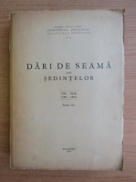 Dari de seama ale sedintelor (volumul 49, partea II)