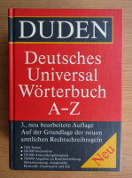 Anticariat: Duden. Deutsches Universalworterbuch A-Z