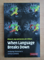 Elissa D. Asp - When language breaks down