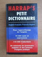 Harrap's petit dictionnaire. Anglais-francais, francais-anglais