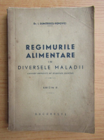 I. Dumitrescu-Popovici - Regimurile alimentare in diversele maladii (1935)