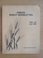 Annual wheat newsletter, vol. 32, iunie 1986