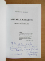 Anticariat: Constantin Iercescu - Amnarul genuitic (cu autograful autorului)