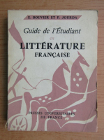 E. Bouvier - Guide de l'Etudiant en litterature francaise