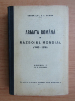 G. A. Dabija - Armata romana in Razboiul Mondial (volumul 4, 1936)