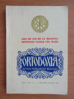 Ortodoxia, revista patriarhiei romane, anul XXXI, nr. 1, ianuarie-martie 1979