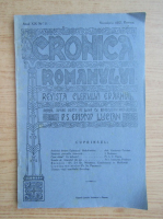 Cronica Romanului, anul XIX, nr. 11, noiembrie 1942