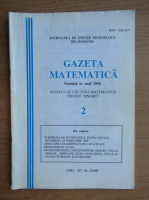 Gazeta matematica, anul CIV, nr. 2, 1999