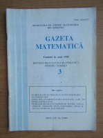 Gazeta matematica, anul CIV, nr. 3, 1999