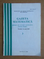 Gazeta matematica, anul CIX, nr. 3, 2004