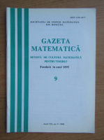 Gazeta matematica, anul CIX, nr. 9, 2004