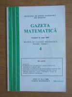 Gazeta matematica, anul CV, nr. 4, 2000