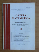 Gazeta matematica, anul CVI, nr. 11, 2001