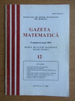 Gazeta matematica, anul CVI, nr. 12, 2001