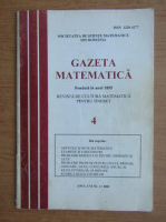 Gazeta matematica, anul CVI, nr. 4, 2001