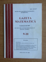 Gazeta matematica, anul CVI, nr. 9-10, 2001