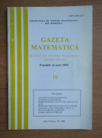 Gazeta matematica, anul CVII, nr. 10, 2002