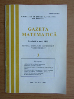 Gazeta matematica, anul CVII, nr. 3, 2002