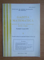 Gazeta matematica, anul CVII, nr. 9, 2002
